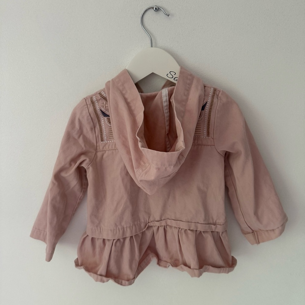 Aspen Kids Pink Embroidered Kids Jacket - Picture 2 of 4